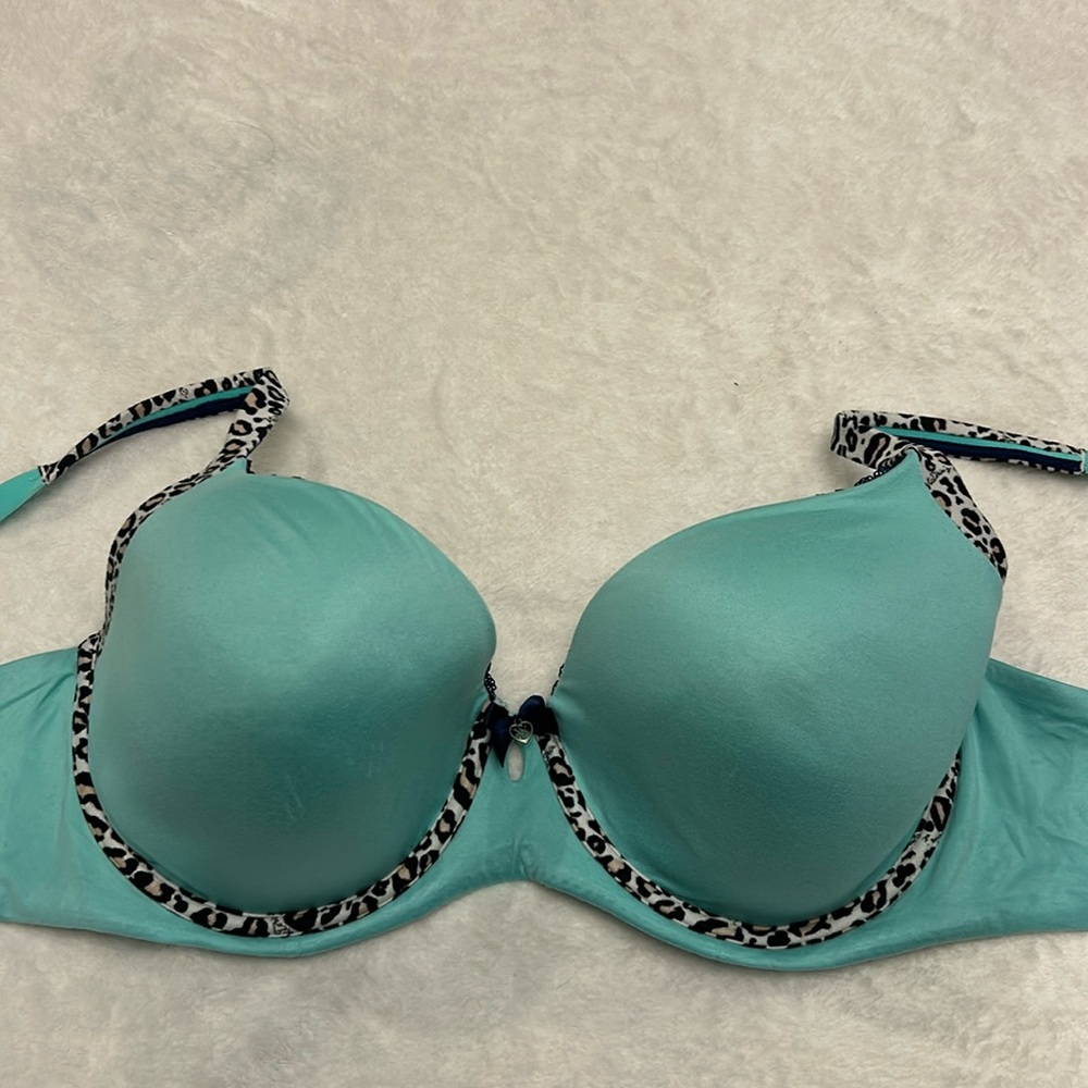Body by Victoria mint green lined demi bra